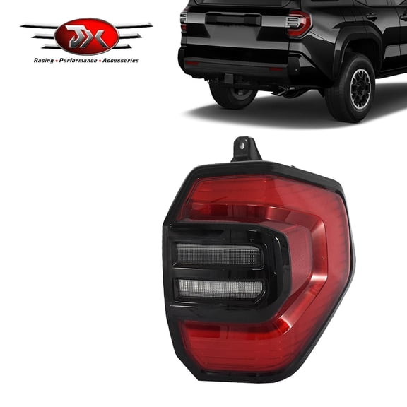 JX RACING LED Tail Light Assembly Compatible with 2025-2026 Toyota 4runner SR5 Rear Lamp Brake Running Reverse Turn Signal Taillight Right Passenger Side