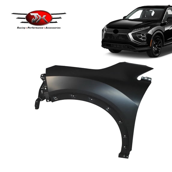 JX RACING Left Driver Side Front Fender Compatible with Mit-subishi Eclipse Cross 2022 2023 2024 2025 63101W060P