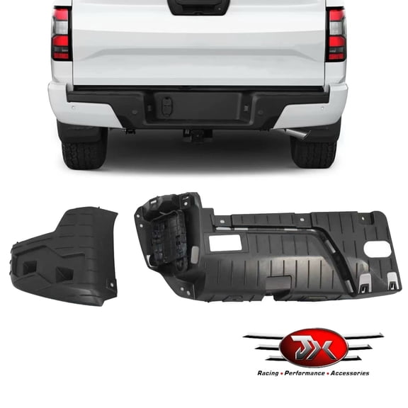 JX RACING Rear Bumper Extension Insert Bracket Left Driver Side Compatible with Nissan Frontier 2022 2023 2024 2025