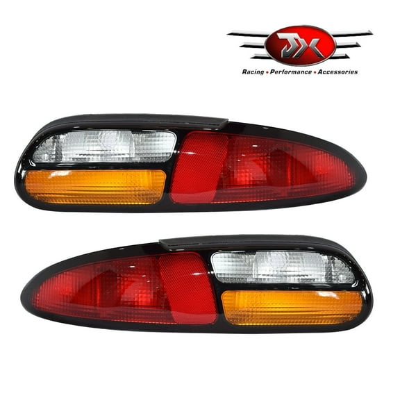 JX RACING Rear Tail Lights Pair Four Bulb Holes For Chevrolet Chevy Camaro Z28 SS 1993-2002 Left Right
