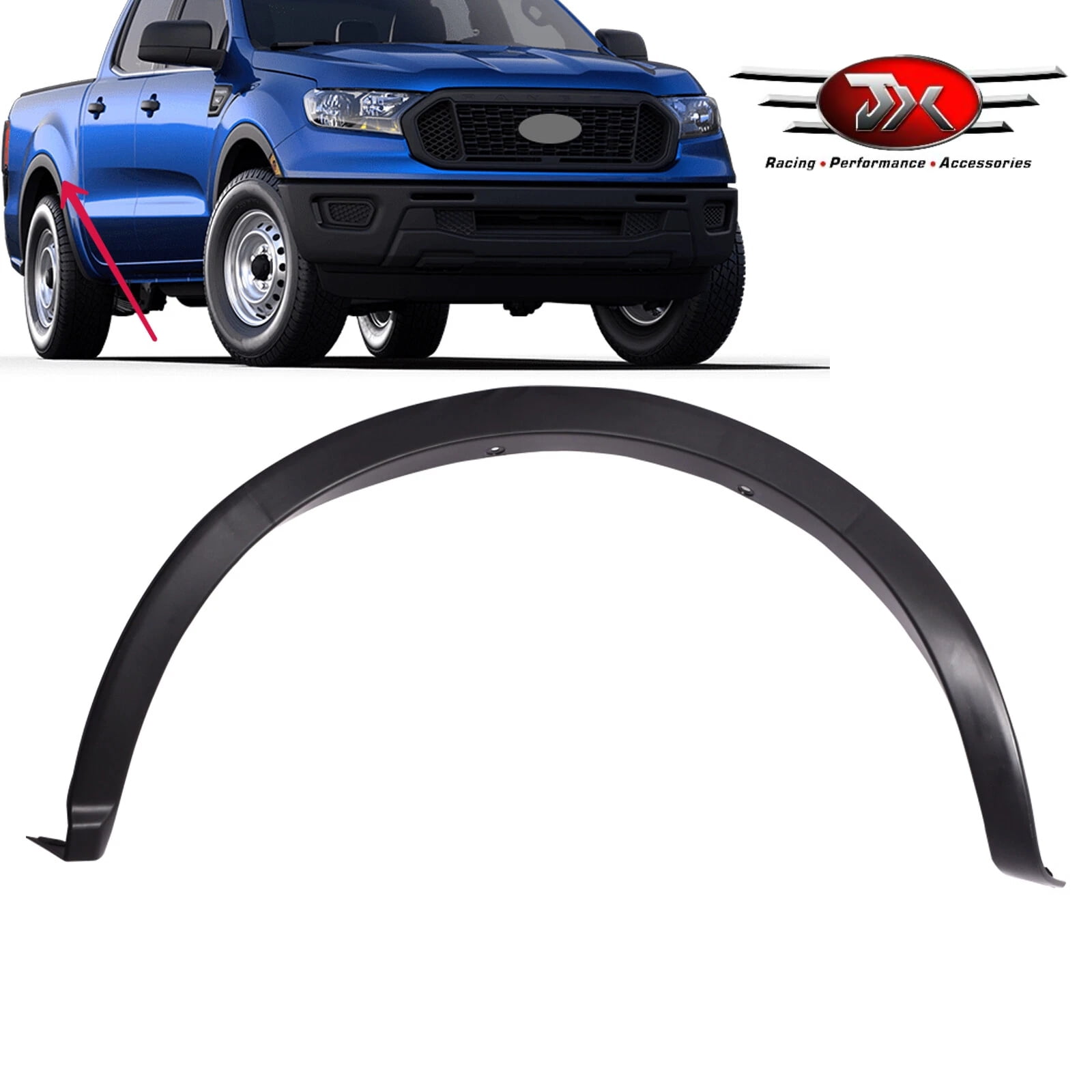 JX RACING Rear Wheel Fender Flare Right Passenger Side Compatible with ...
