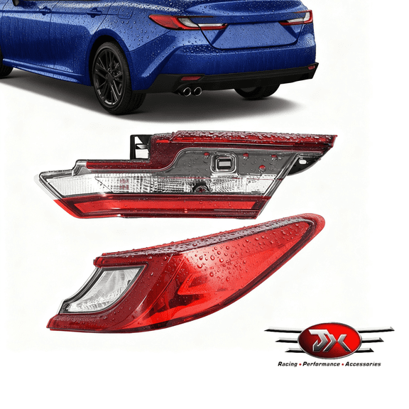 JX RACING Tail Light Assembly Compatible with Toyota Camry LE SE 2025 Halogen Outer Tail Light Inner Tail Lam Rear Lamp Right Passenger Side