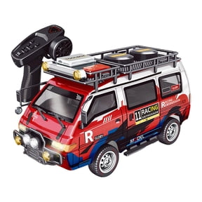 JXC5813B 1/24 Scale 2.4G 4WD Full-Proportional Synchronous RC Car Model (RTR Version/Red)