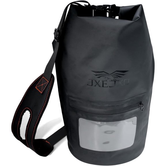JXE JXO 15L Waterproof Faraday Dry Bag for Electronic Device Security, Matte Finish-Signal-Blocking Storage for RFID & Wireless Interference Reduction and Data Privacy Protection