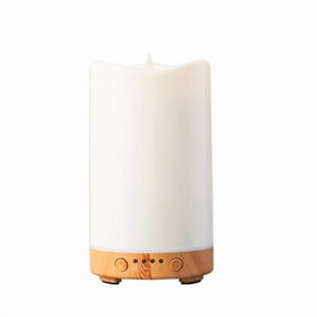 BRJSQJP Diffuser Flame Fire Aromatherapy Mist Diffusers Time Display ...