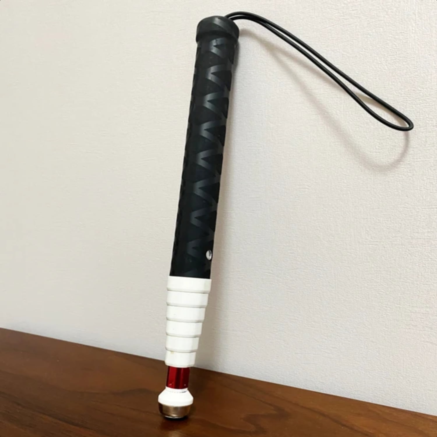 JXLKJCXT 7joints Shinning Tip Retractile Crutch Expandable Trekking