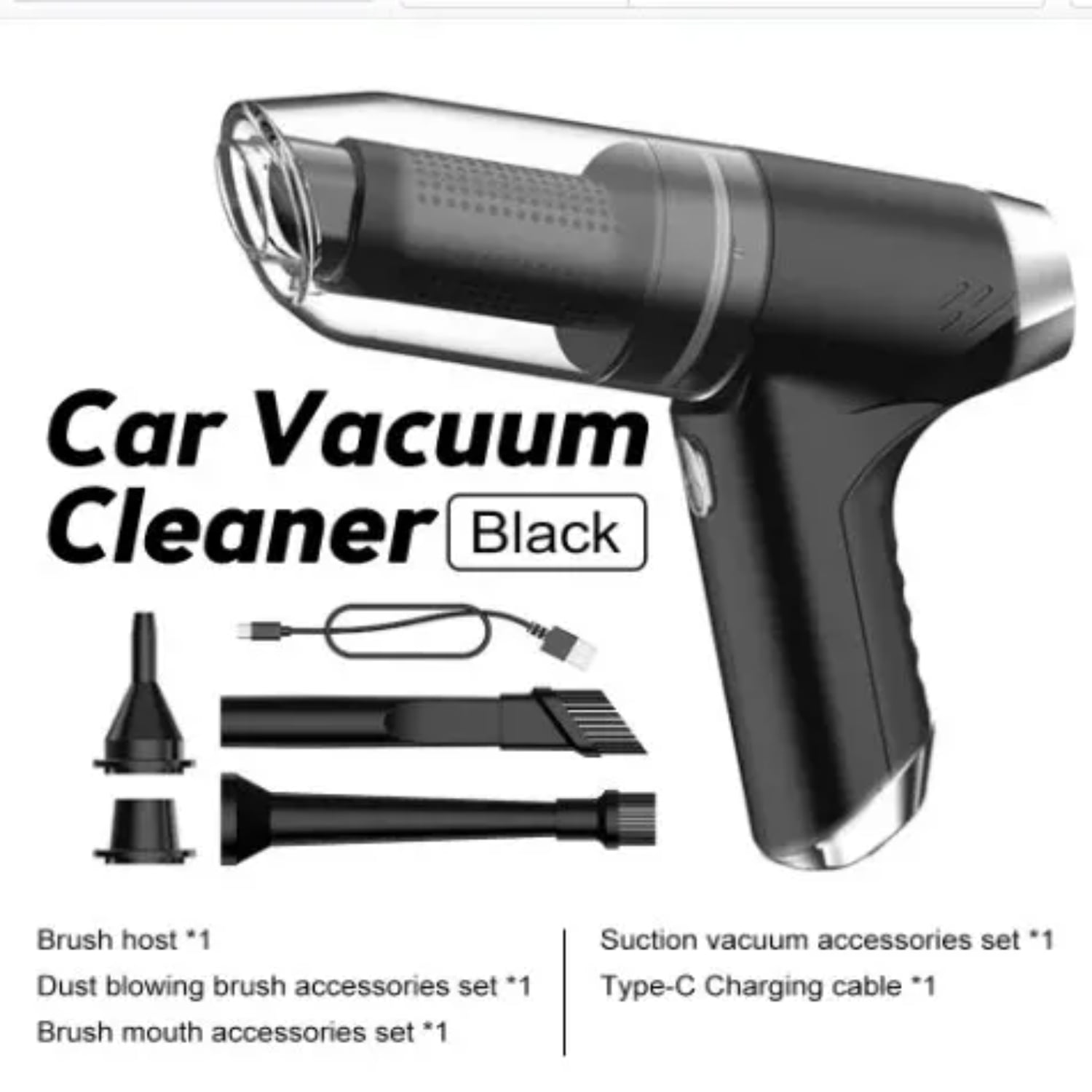 JXLKJCXT Ultra Portable Compact Handheld Whirlwind Car Vacuum Cleaner