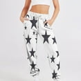 thumbnail image 1 of JXMVOJ 2024 Sweatpants for Women Trendy Plaid Print High Waist Wide Leg Pants Work Casual Loose Fit Pocket Lounge Joggers Women Gradient Printed Casual Drawstring Sports Ankle Sweatpants, 1 of 5
