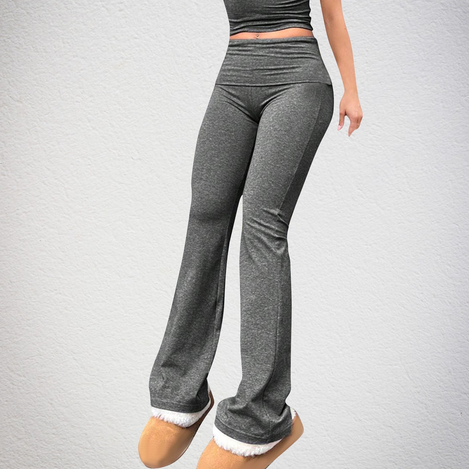 嶺 ❤︎ todayfulSuspenders HighwaistPants JXMVOJ Casual Leg Sweatpants for Women Elastic High Waisted