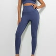 thumbnail image 1 of JXMVOJ Fashion Women Comfortable Casual Color Block Tight Fitting High Waist Lifting Buttocks Yoga Full Length Pants - Dark Blue,Womens Leggings Tummy Control, 1 of 5