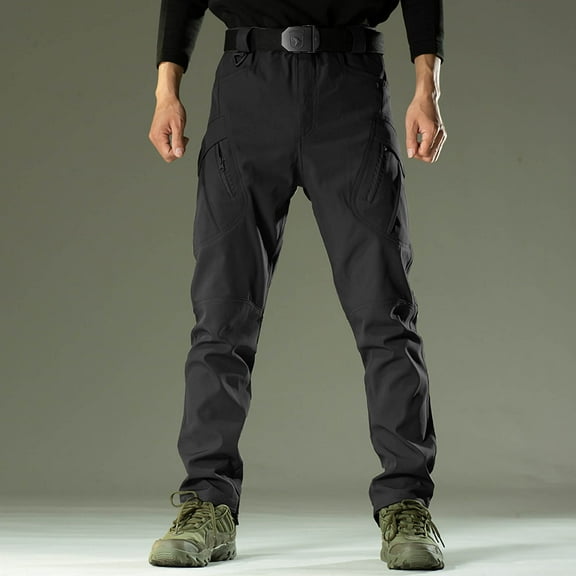 JXMVOJ Gear Men's Hiking Tactical Pants Lightweight Cotton Outdoor Military Combat Cargo Trousers Cargo Trousers Work Wear Combat Cargo Pocket Full Pants