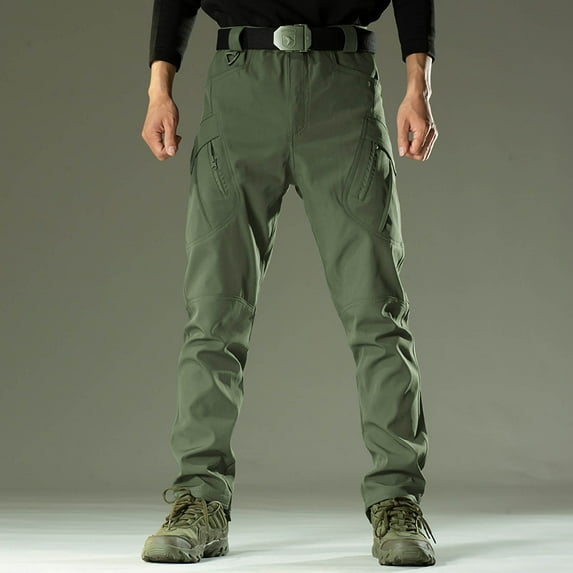 JXMVOJ Gear Men's Hiking Tactical Pants Lightweight Cotton Outdoor Military Combat Cargo Trousers Cargo Trousers Work Wear Combat Cargo Pocket Full Pants