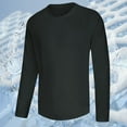 thumbnail image 1 of JXMVOJ Lightweight Breathable Polyester Long Sleeve Round Neck Sport Shirt for Men, Moisture-Wicking Quick-Dry Design, Spring Summer Outdoor Hiking Camping Casual Wear, 1 of 7