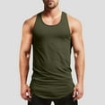 thumbnail image 1 of JXMVOJ Men's 100% Polyester Summer Breathable Sport Fitness Tank Top | Vintage Solid Casual Round Neck Sleeveless Shirt | Daily Gym Outdoor Activewear, 1 of 8