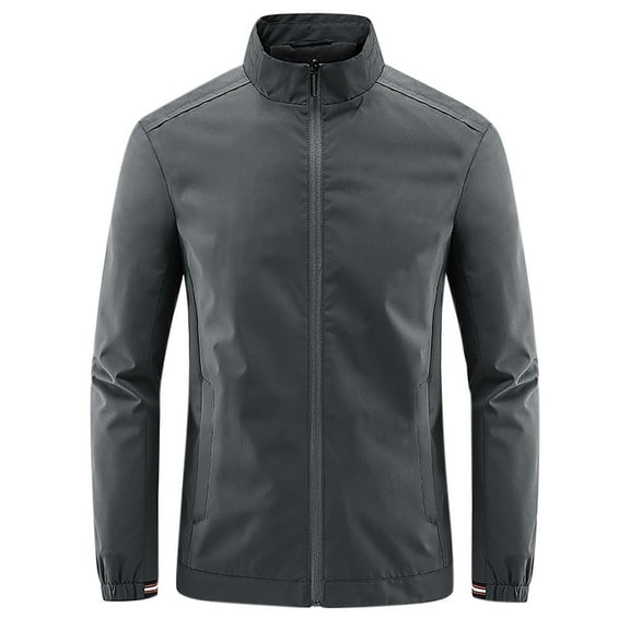 JXMVOJ Men's Bomber Jacket Lightweight Casual Spring Fall Windbreaker Zip Up Coat with Pocket