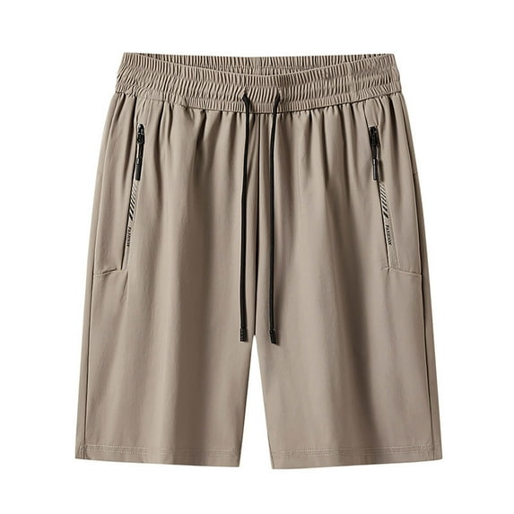 JXMVOJ Men's Casual Drawstring Shorts Lightweight Elastic Waist Walking Shorts with Pockets