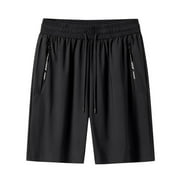 JXMVOJ Men's Casual Drawstring Shorts Lightweight Elastic Waist Walking Shorts with Pockets