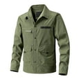 thumbnail image 1 of JXMVOJ Men's Casual Long Sleeve Button Jacket Outwear Coat with Pockets, 1 of 1