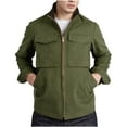 thumbnail image 1 of JXMVOJ Men's Casual Shirt Jacket Shacket Lightweight Work Coat Button Down Overshirt, 1 of 6