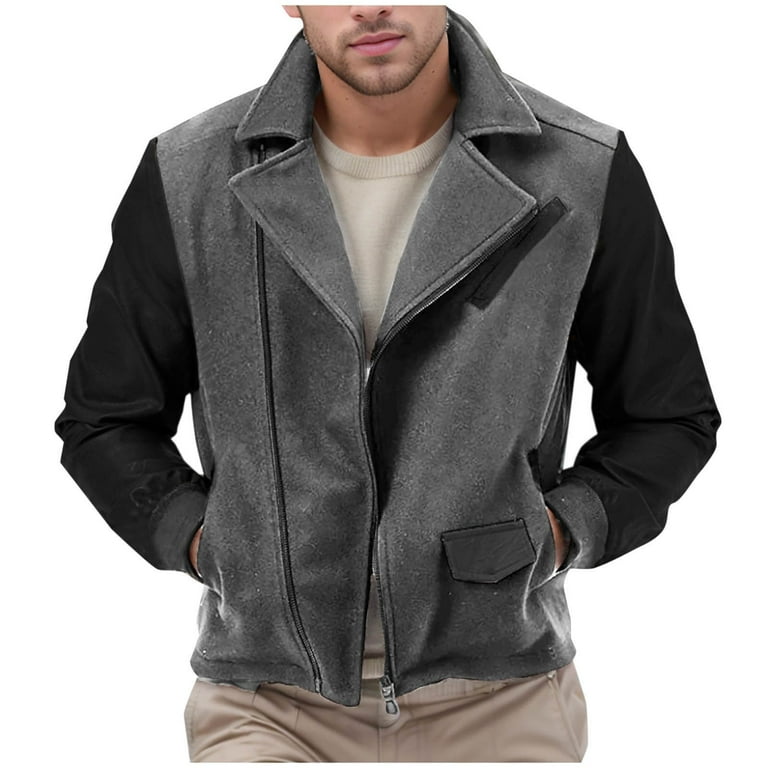 JXMVOJ Men's Casual Shirt Jacket Shacket Lightweight Work Coat