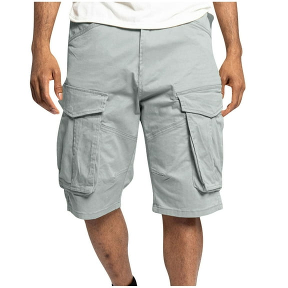 JXMVOJ Men's Classic Cargo Shorts, Waterproof Hiking Shorts Loose Fit Cargo Short with Pockets
