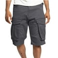 thumbnail image 1 of JXMVOJ Men's Classic Cargo Shorts, Waterproof Hiking Shorts Loose Fit Cargo Short with Pockets, 1 of 5