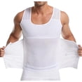thumbnail image 1 of JXMVOJ Men's Compression Vest Slimming Body Shaper Undershirts Slim Shapewear Compression Shirt Waist Trainer Vest Workout Shirts Tummy Control Tank Tops, 1 of 4