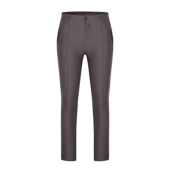 JXMVOJ Men's Elastic-Waist Travel Pant Stretchy Lightweight Pant Multi-Pockets Quick Dry Breathable