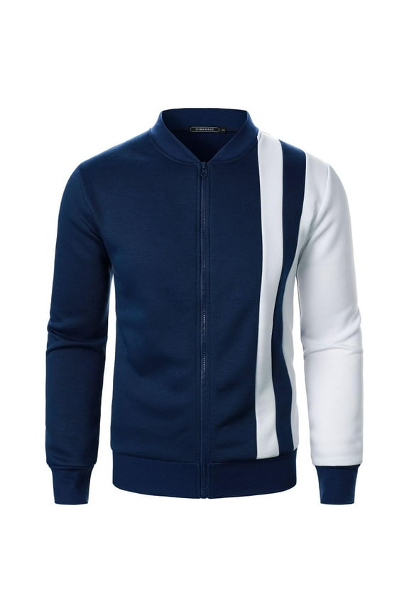 Men's Fashion Varsity Jacket Causal Slim Fit Cotton Letterman Baseball Bomber Jackets