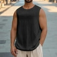 thumbnail image 1 of JXMVOJ Men's Gym Waffle Workout Sleeveless Tshirt Athletic Muscle Bodybuilding Shirts Vest Breathable Cut Out Sleeveless Crew Neck Lightweight Singlet Shirt, 1 of 7