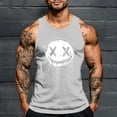 thumbnail image 1 of JXMVOJ Men's Halloween Printing Round Neck Regular Casual Sports Tank Blouses Lightweight Non-Shrinking Non-Fading Sweat-Wicking Breathable, Comfortable Loose Outdoor Casual Daily Wear, 1 of 5