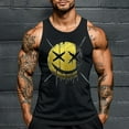 thumbnail image 1 of JXMVOJ Men's Halloween Printing Round Neck Regular Casual Sports Tank Lightweight Non-Shrinking Sweat-Wicking Breathable, Loose Comfortable, Fashion Casual, Outdoor Casual Daily Wear, 1 of 5