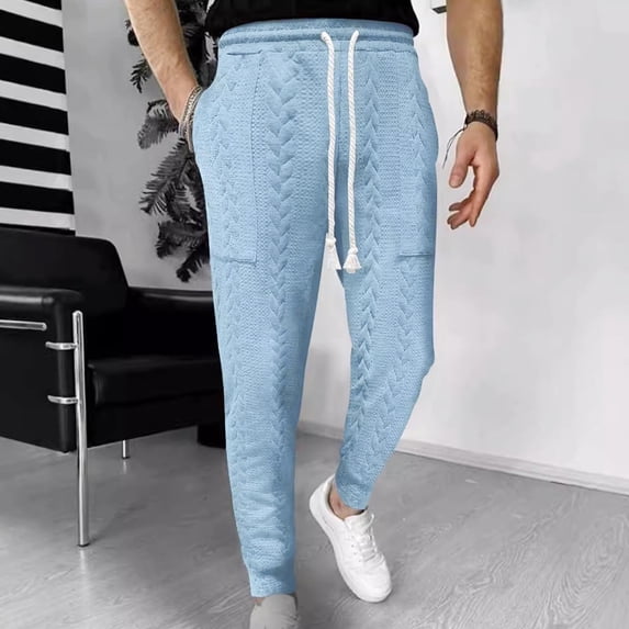JXMVOJ Men's Hiking Pants Water Resistant Quick Dry Travel Elastic Waist with Zip Pockets for Work Running