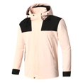 thumbnail image 1 of JXMVOJ Men's Lightweight Multi Pockets Zip Front Lapel Collar Jackets Windbreaker, 1 of 3