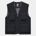 thumbnail image 1 of JXMVOJ Men's Lightweight Quick Dry Outdoor Multi Pockets Fishing Vest Thin Sports Multi-bag Casual Quick-drying Loose Vest Mountaineering Tooling Outdoor Vest Jackets, 1 of 4