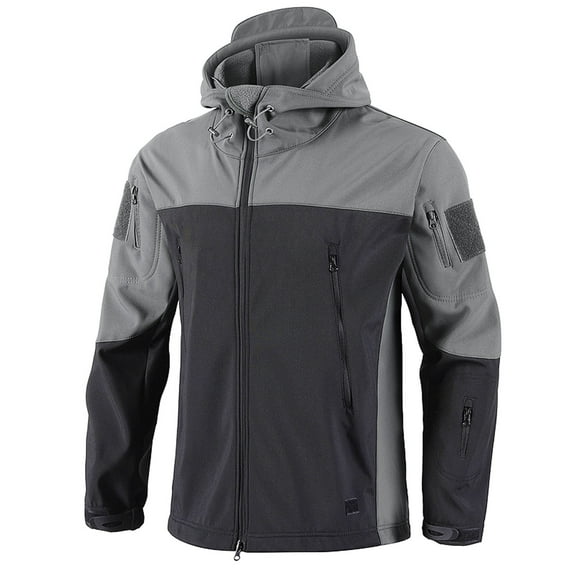 JXMVOJ Men's Lightweight Velour Shirt Jacket Casual Long Sleeve Full Zip Shacket Jackets Hoodless Casual Outwear