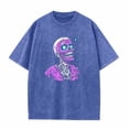 thumbnail image 1 of JXMVOJ Men's Polyester Short Sleeve T-Shirt - Fashionable Comfortable Lightweight Personalized Batik Washed Top for Spring Summer Casual, Daily, Party & Work, 1 of 2