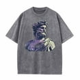 thumbnail image 1 of JXMVOJ Men's Polyester Short Sleeve T-Shirt - Fashionable Comfortable Lightweight Personalized Batik Washed Top for Spring Summer Casual, Daily, Party & Work, 1 of 2