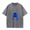 thumbnail image 1 of JXMVOJ Men's Polyester Short Sleeve T-Shirt - Fashionable Comfortable Lightweight Personalized Batik Washed Top for Spring Summer Casual, Daily, Party & Work, 1 of 2