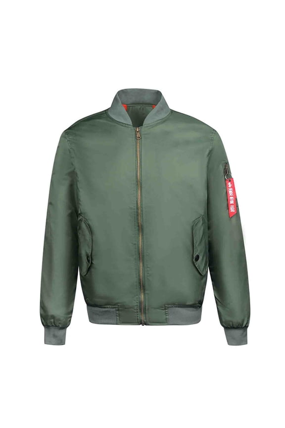 Men's Slim Fit Lightweight Softshell Flight Bomber Jacket Coat