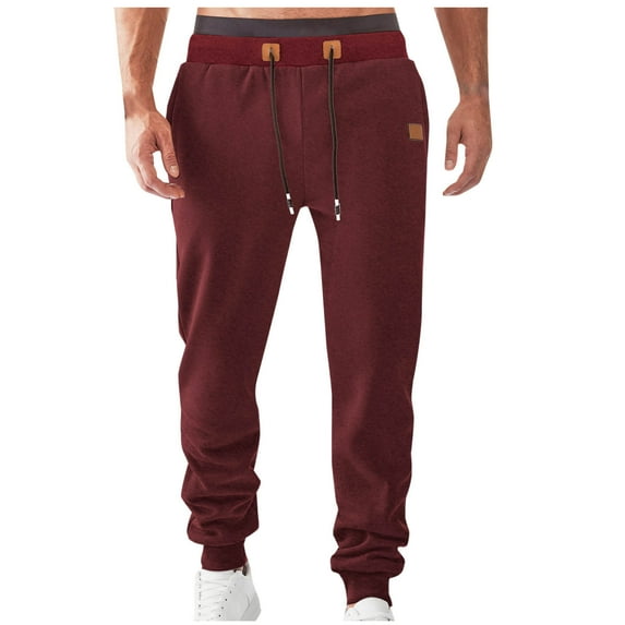 JXMVOJ Men's Sweatpants with Zipper Pockets Athletic Pants Traning Track Pants Joggers for Men Soccer, Running, Workout