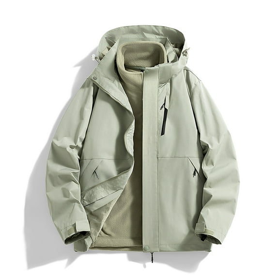 JXMVOJ Men's Tactical Jacket Water Resistant Softshell Fleece Lining Hiking Winter Jacket Windbreaker Outwear