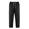 thumbnail image 1 of JXMVOJ Men's Winter Warm Loose Utility Down Pants Sassy High Waisted Nylon Compression Snow Trousers Winter Down Cotton Pants Warm Eastic Waist Cotton Pants Full Length Pants, 1 of 4