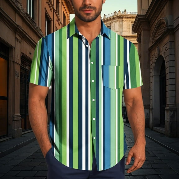 JXMVOJ Men's Women's Casual Summer Breathable Polyester Shirt, Floral Hawaii Print Short Sleeve Button-Up, Lightweight Anti-Shrink Fade Resistant Design for Outdoor Daily Casual Tops