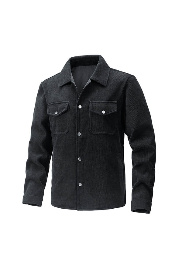 Mens Button Down Shirt Jacket Casual Cotton Military Shacket Lightweight Outdoor Cargo Jacket Coat