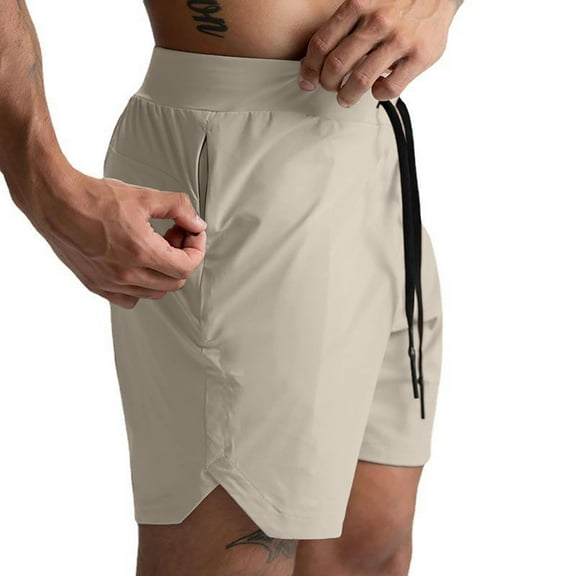 JXMVOJ Mens Casual Shorts-Drawstring Summer Beach Stretch Twill Golf Shorts-Anti-Wrinkle Fabric Cargo Shorts