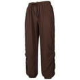 thumbnail image 1 of JXMVOJ Mens Cotton Linen Drawstring Pants Elastic Waist Casual Jogger Yoga Pants Men's Casual Pants Loose Fast Drying Pants, 1 of 9