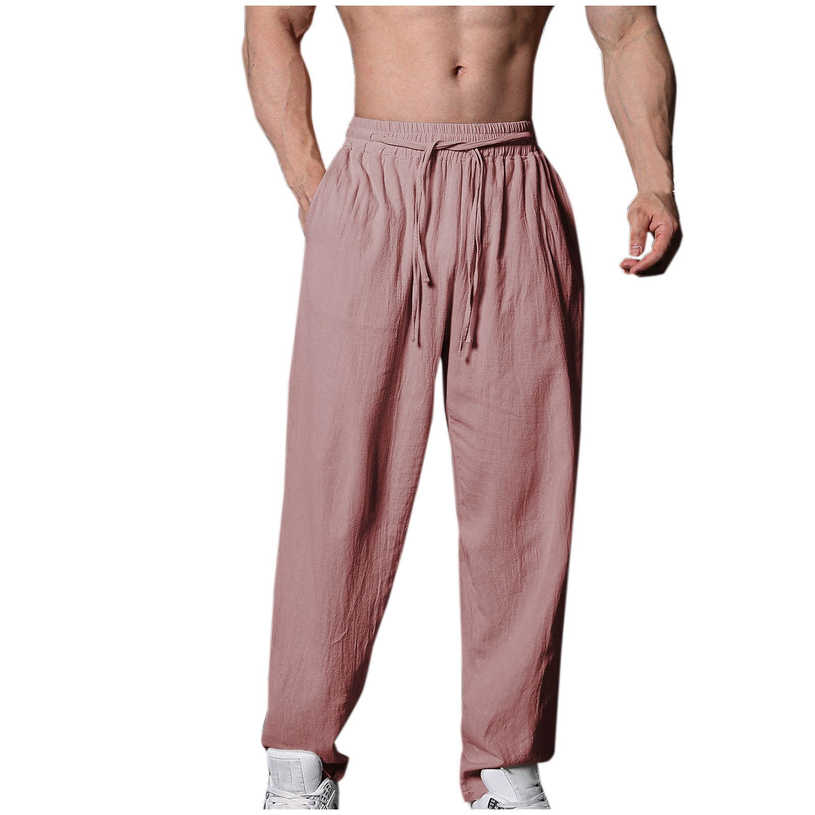 JXMVOJ-Mens-Elastic-Waist-