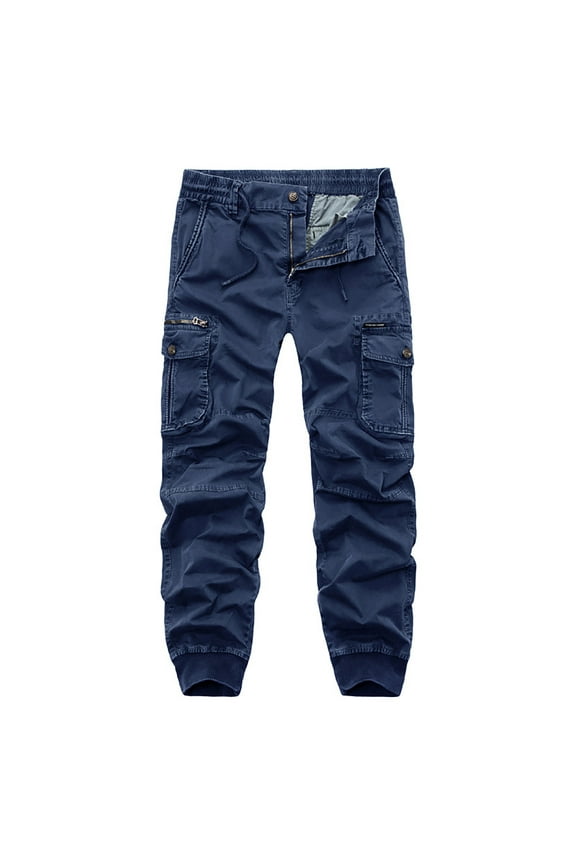 Multi-Pocket Loose Overalls Casual Functional Trousers Cargo Joggers Techwear Hip Hop Pants for Men