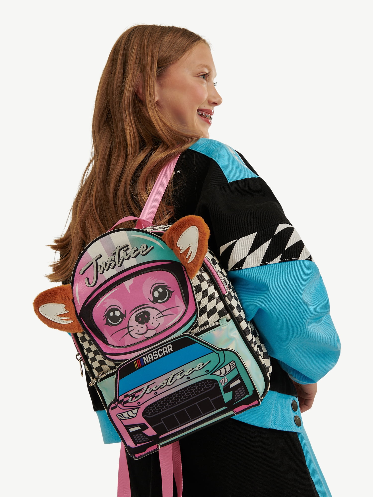 Justice x Nascar Racer Backpack - Walmart.com